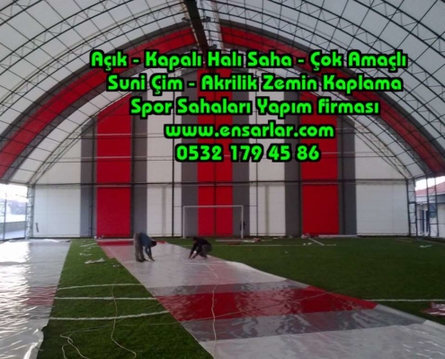 kapalı halı saha yapımı